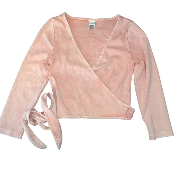 L*SPACE Camilla Wrap Dusty Pink Primrose Top Size XS - Picture 8 of 14